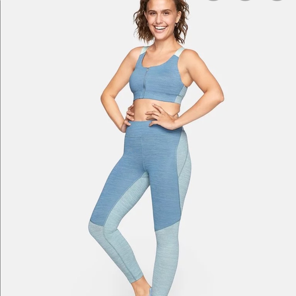 OV Blue 3/4 TechSweat Core Leggings (XS)